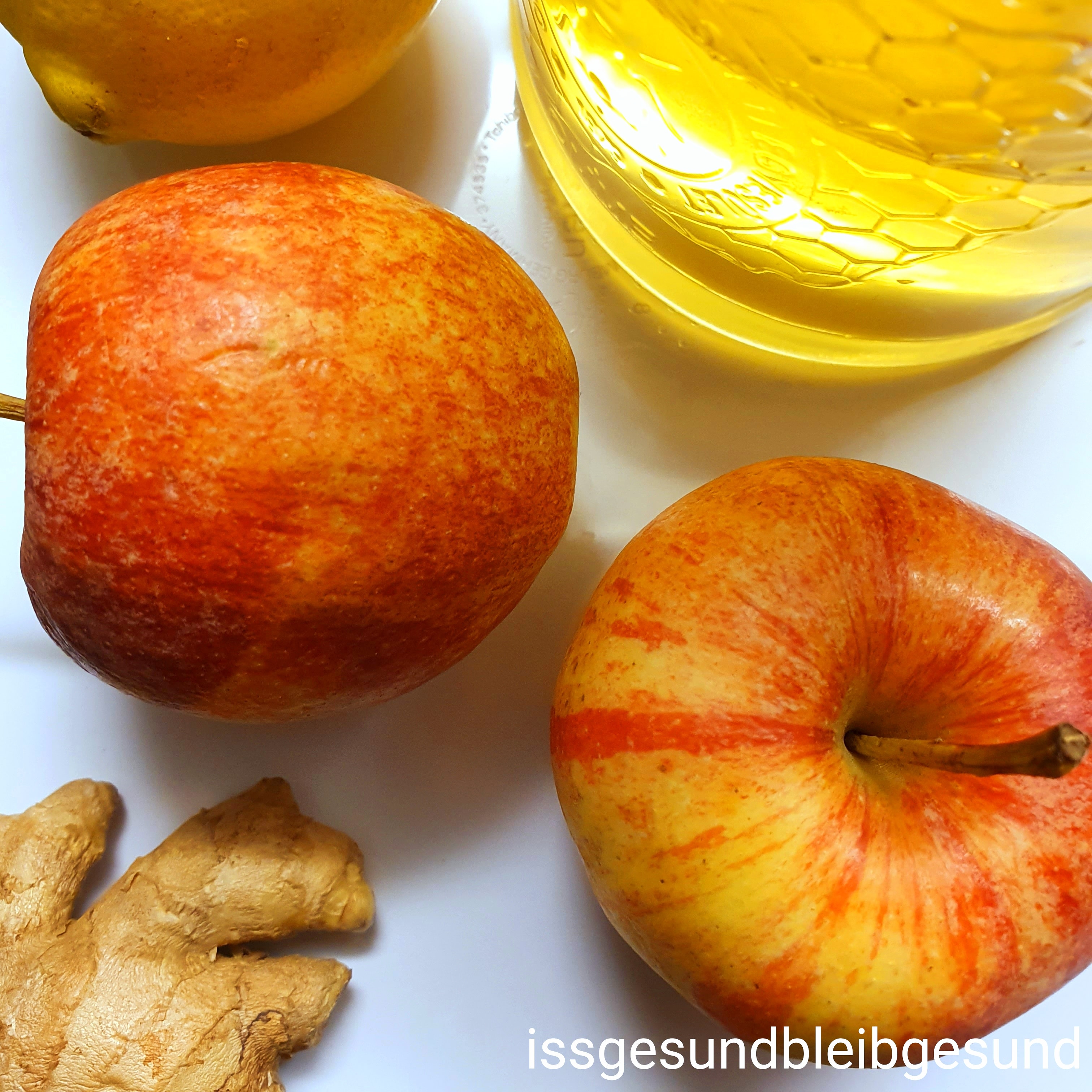 Apfel-Ingwer-Zitrone-Immunbooster – issgesundbleibgesund
